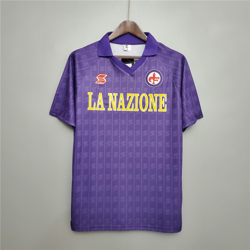 AAA Quality Fiorentina 89/90 Home Soccer Jersey